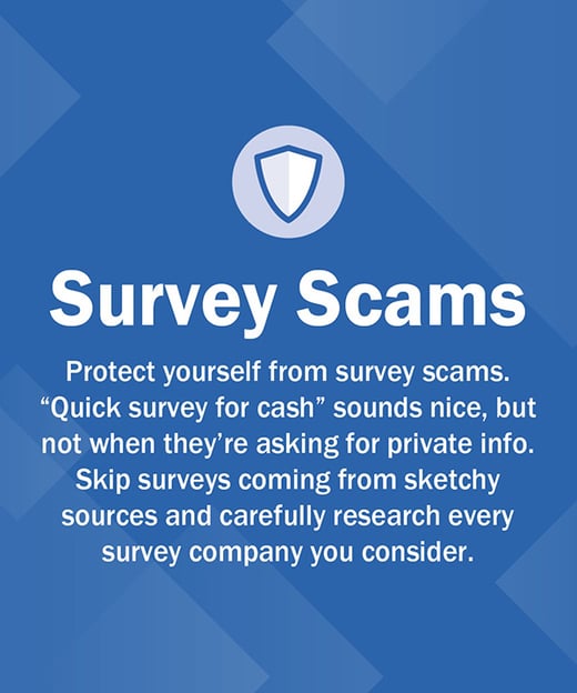 A fraud tip about Survey Scams.